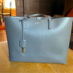 Saint Laurent East West Tote in Storm EUC